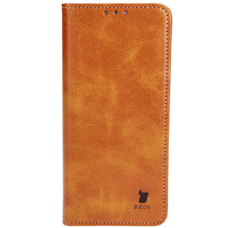 Etui z klapką Bizon Case Pocket Pro do Xiaomi Redmi Note 13 4G, brązowe