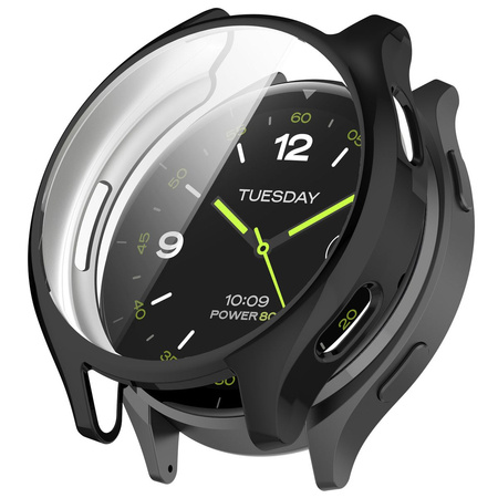 Etui Bizon Case Watch Felipe do Xiaomi Watch 2, czarne