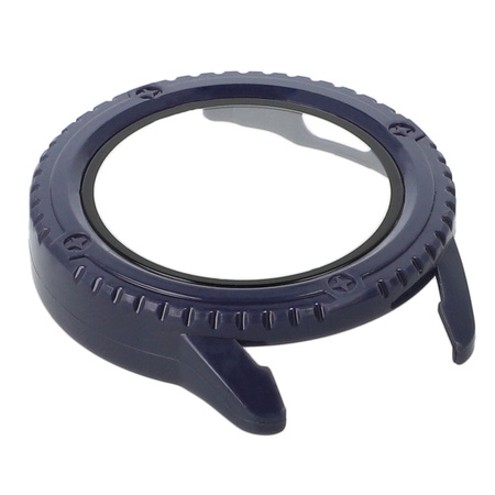 Etui Bizon Case Watch Adamo do Xiaomi Watch S3 47 mm, niebieskie