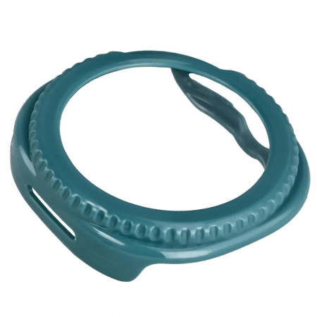 Etui ze szkłem do zegarka Bizon Case Watch Adamo do Samsung Galaxy Watch 8 Classic 46 mm, zielone