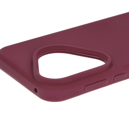 Silikonowe etui Bizon Soft Case do Huawei Pura 70, ciemnofioletowe