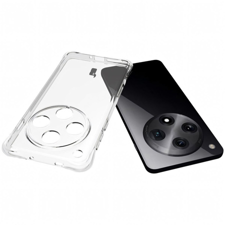 Elastyczne etui Bizon Case Salpa do Oppo Find X8 Pro, przezroczyste