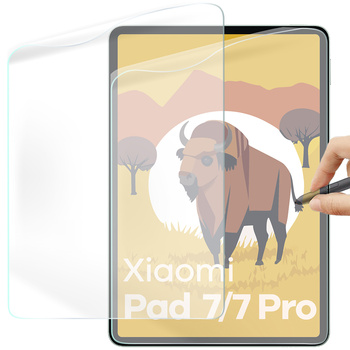 Folia imitująca papier Bizon Film Tab Papirus Duo do Xiaomi Pad 7/7 Pro, 2 sztuki