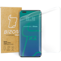 Folia hydrożelowa na ekran Bizon Glass Hydrogel Front Duo do Honor Magic5 Pro, 2 sztuki