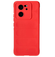 Pancerne etui Bizon Case Tur do Xiaomi 13T Pro / 13T, czerwone