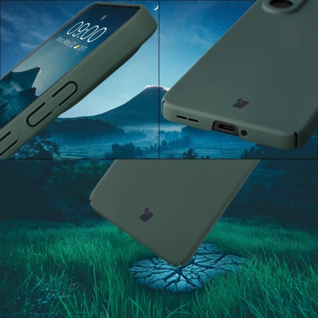 Etui Bizon Case Łupka do OnePlus Nord CE5 5G, zielone