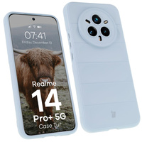 Pancerne etui Bizon Case Tur do Realme 14 Pro Plus 5G, jasnoniebieskie