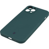 Etui Bizon Case Silicone do iPhone 12 Pro Max, ciemnozielone