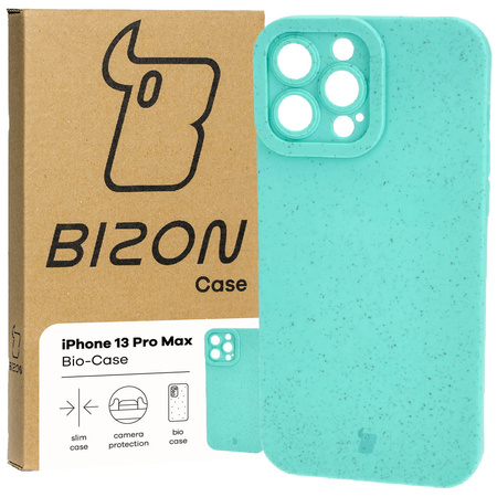 Ekologiczne etui Bizon Bio-Case do iPhone 13 Pro Max, zielone