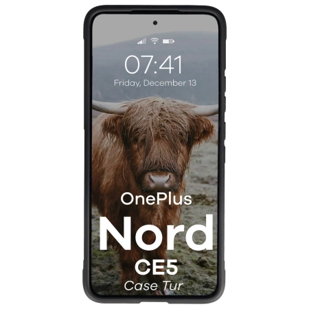 Pancerne etui Bizon Case Tur do OnePlus Nord CE5 5G, czarne