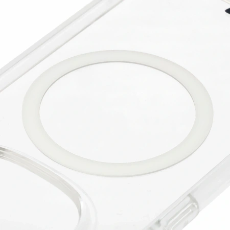 Etui z pierścieniem magnetycznym Bizon Case CrystalO do Xiaomi Redmi Note 15 / POCO M8 5G, przezroczyste