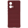 Pancerne etui Bizon Case Tur do Motorola Edge 50 Fusion, burgundowe