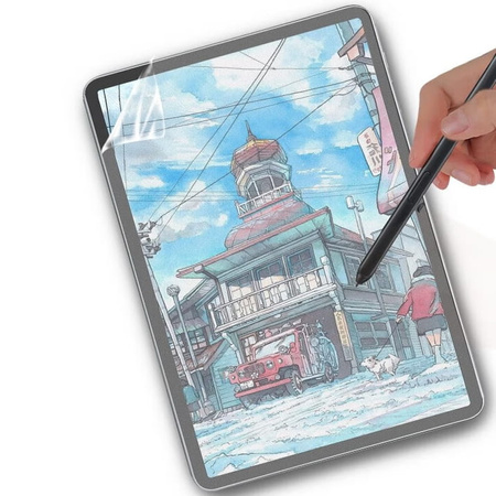 Folia imitująca papier Bizon Film Tab Papirus do Galaxy Tab S8/S7, 2 sztuki