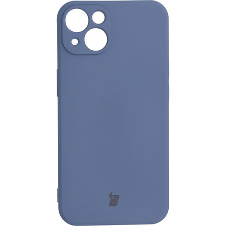 Etui Bizon Case Silicone do iPhone 13, szare