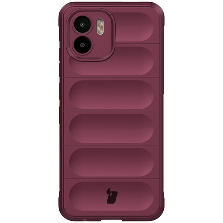 Pancerne etui Bizon Case Tur do Xiaomi Redmi A1, burgundowe