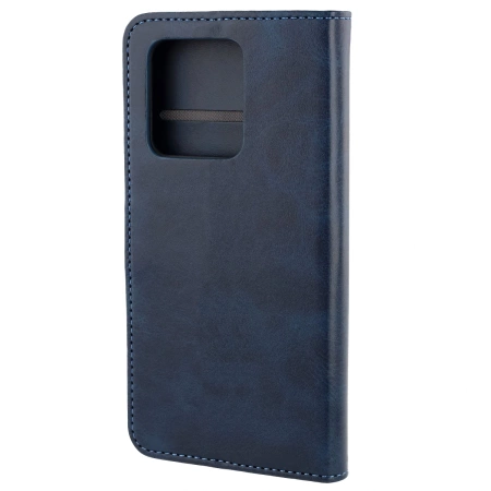 Etui z klapką Bizon Case Pocket do Motorola Edge 50 Neo/60 Neo, granatowe