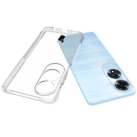 Elastyczne etui Bizon Case Salpa do Oppo A60 4G, przezroczyste