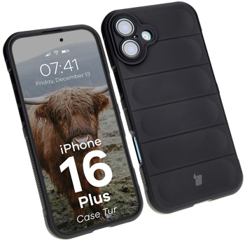 Pancerne etui Bizon Case Tur do iPhone 16 Plus, czarne