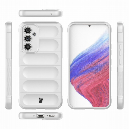 Pancerne etui Bizon Case Tur do Galaxy A54 5G, białe