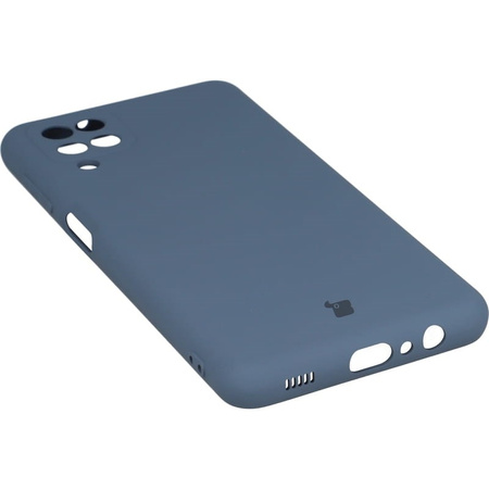Etui Bizon Case Silicone do Galaxy A12 / M12, szare