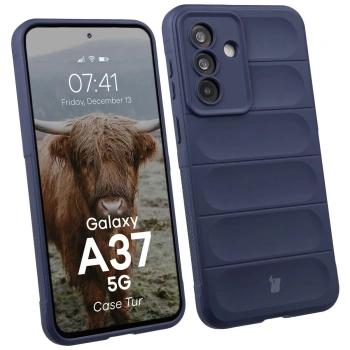 Pancerne etui Bizon Case Tur do Galaxy A37 5G, granatowe