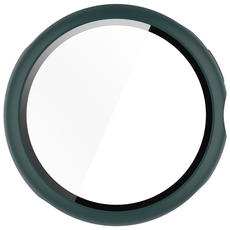 Etui ze szkłem do zegarka Bizon Case Watch Adamo do Google Pixel Watch 3 45mm, zielone