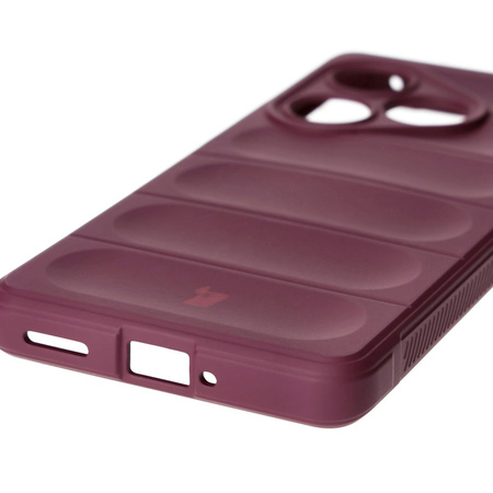Pancerne etui Bizon Case Tur do Realme GT 6 / GT 6T / GT Neo 6 / GT Neo 6 SE, burgundowe