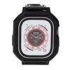Etui z paskiem Bizon Strap + Case Watch Armor do Apple Watch Ultra 49mm, czarne