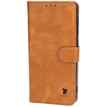 Etui z klapką Bizon Case Pocket do Galaxy A35 5G, brązowe
