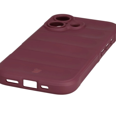 Pancerne etui Bizon Case Tur do iPhone 17, burgundowe