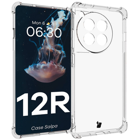 Elastyczne etui Bizon Case Salpa do OnePlus 12R, przezroczyste
