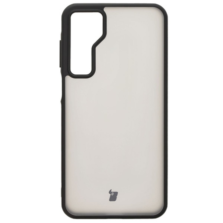 Etui Bizon Case Angelo do Galaxy A16 4G/5G, półprzezroczyste z czarną ramką