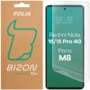 Folia hydrożelowa na ekran Bizon Glass Hydrogel Front do Xiaomi Redmi Note 15 / 15 Pro 4G / Poco M8, 1 sztuka