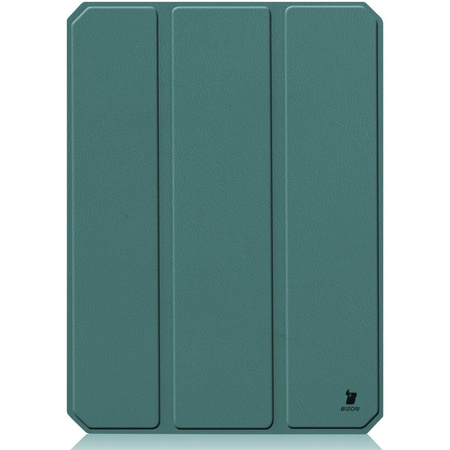 Etui Bizon Case Tab Lizard do Apple iPad Mini (A17 Pro) 2024 / iPad Mini 6 2021, ciemnozielone