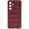 Pancerne etui Bizon Case Tur do Galaxy S25 FE, burgundowe