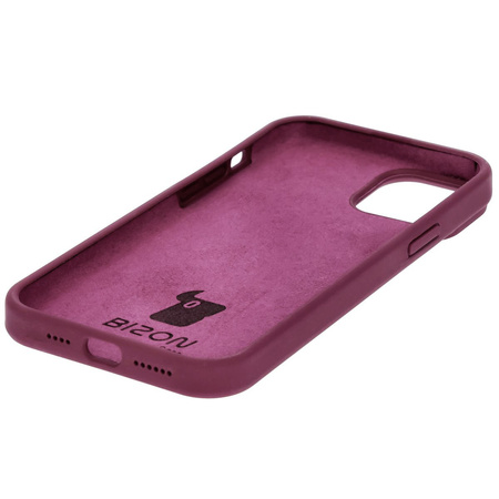 Silikonowe etui Bizon Soft Case do iPhone 15 Plus, ciemnofioletowe