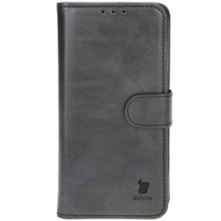 Etui z klapką Bizon Case Pocket do iPhone 16, czarne