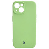 Etui Bizon Case Silicone do iPhone 15, jasnozielone