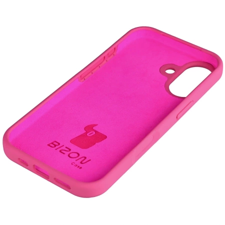 Silikonowe etui Bizon Soft Case do iPhone 17, fuksja