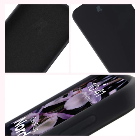 Silikonowe etui Bizon Soft Case do OnePlus Nord 5, czarne