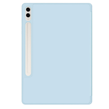 Etui Bizon Case Tab Lizard do Galaxy Tab S9 FE Plus, błękitne