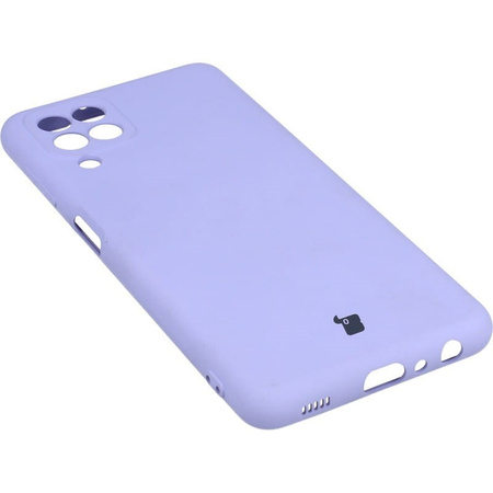 Etui Bizon Case Silicone do Galaxy A22 4G / M22, fioletowe