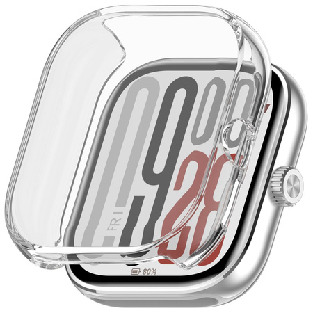 Etui z osłoną ekranu Bizon Case Watch Felipe do Xiaomi Redmi Watch 5, przeźroczyste