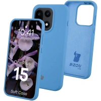 Silikonowe etui Bizon Soft Case do OnePlus 15, niebieskie
