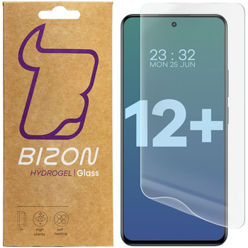 Folia hydrożelowa na ekran Bizon Glass Hydrogel Front do Realme 12+ 5G, 2 sztuki