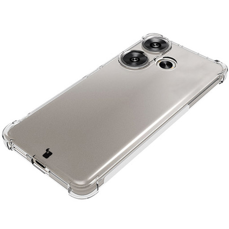 Etui + 2x szkło Bizon Case Clear Pack do Xiaomi Poco F6, przezroczyste