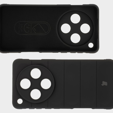 Pancerne etui Bizon Case Tur do Oppo Find X8 Pro, czarne
