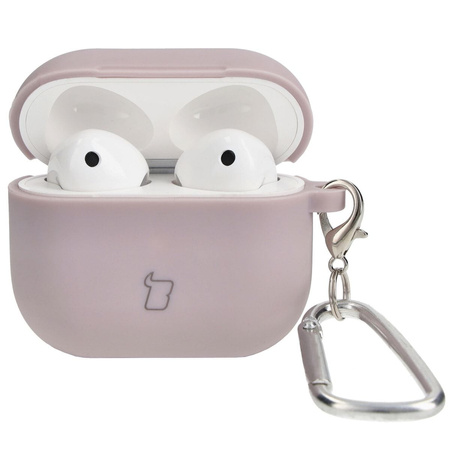 Etui Bizon Case Headphone Silicone do AirPods 3, lawendowe