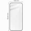 Szkło hartowane Bizon Glass Edge 2 do Huawei Pura 70, czarne