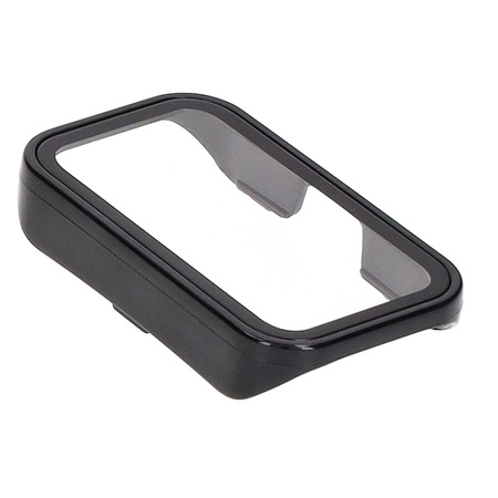Etui Bizon Case+Glass Watch do Huawei Band 9 / Band 8, czarne